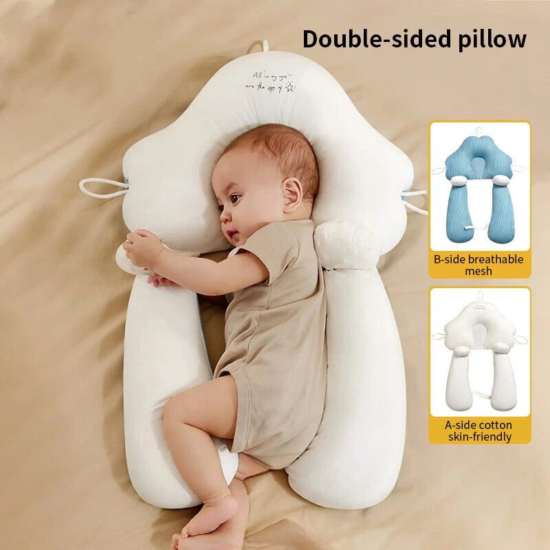 Soft Cotton Baby Head & Neck Support Pillow