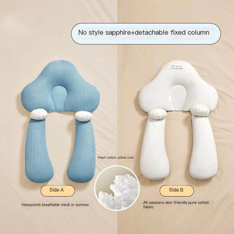 Soft Cotton Baby Head & Neck Support Pillow
