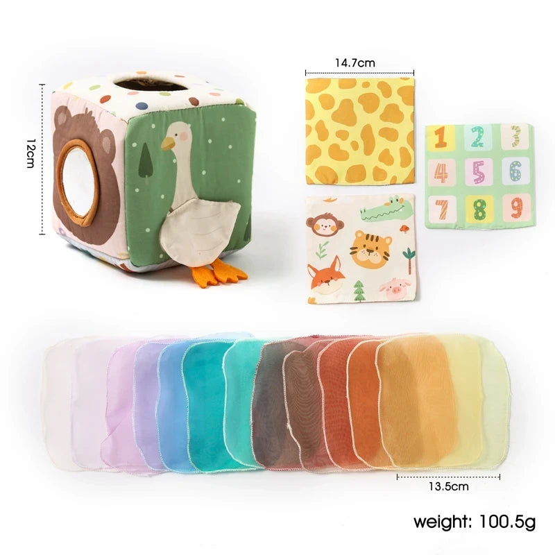 Montessori Sensory Tissue Box Toy