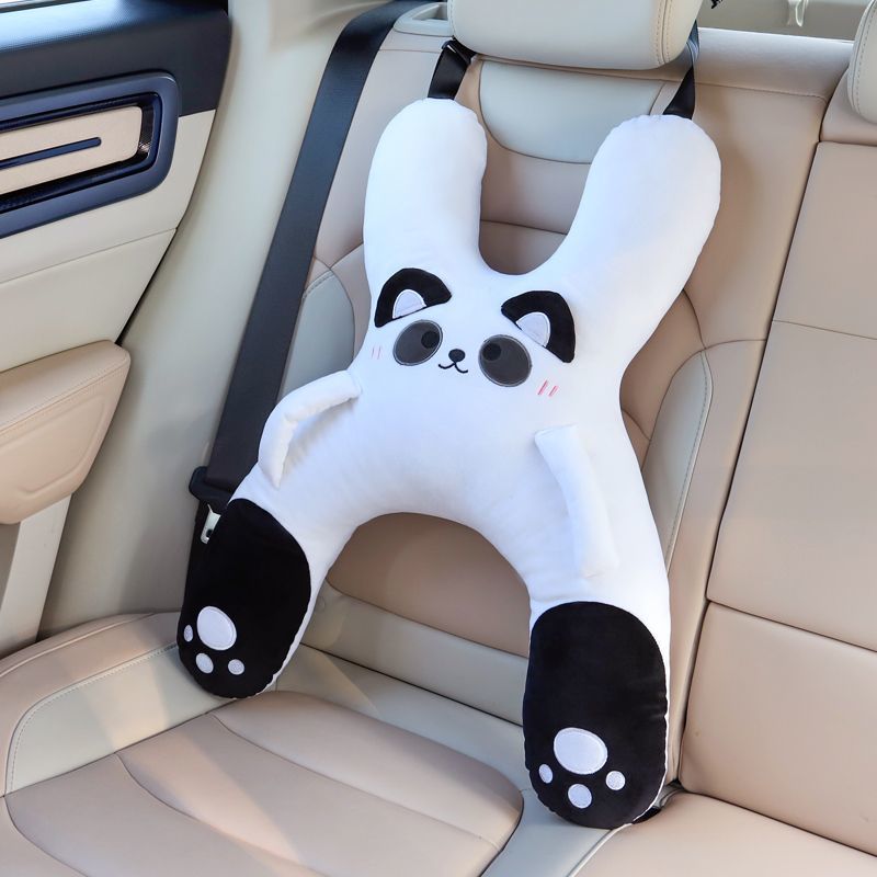 Children Car Pillow with Cartoon Design for Head and Lumbar Support
